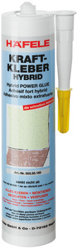 Adhesivo de montaje, Häfele (adhesivo de fuerza) híbrido, polímero MS