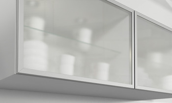 Marco de aluminio con panel de cristal, Service+ personalizado