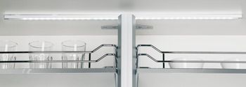 Aplique para montaje bajo estantes rectangular, Häfele Loox LED 2004 12 V aluminio