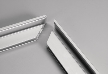 Herraje de unión angular, para perfiles de marco de aluminio para cristal 23/26/38 x 14 mm
