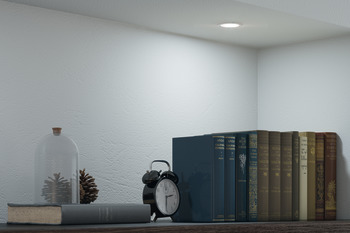 Lámpara para embutir y aplique para montaje bajo estantes, Häfele Loox LED 3027 24 V 3 polos (multi-blanco)