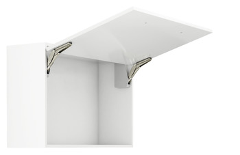 Herraje para puerta elevable, Häfele Free Flap 1.7, embalaje industrial, ángulo de apertura 90° (sin regulación del ángulo de apertura)