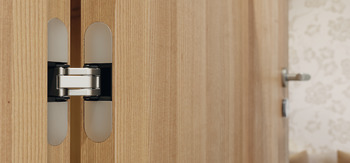 Bisagra de puerta, Startec H12, montaje oculto, para puertas interiores sin galce hasta 60 kg
