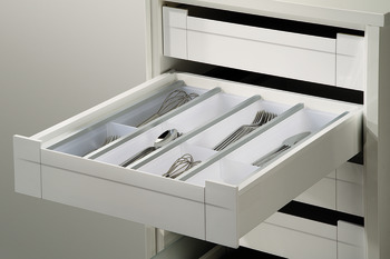 Cubertero, para sistema de guías para laterales de cajón Blum Tandembox