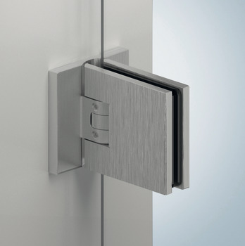 Bisagra para puerta de sauna, Para unión pared-cristal, capacidad de carga hasta 36 kg, recto, ajustable, accesorios de puerta para saunas