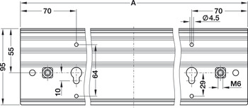 Paneles para frentes y paredes dorsales, Variant-S+, de acero