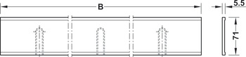 Panel de diseño, Para marco extraíble Häfele Dresscode