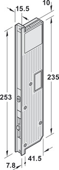 Abridor A, para bloqueo multipunto AS 3500 y AS 3600, con interface SI-BUS