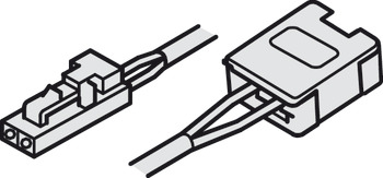 Cable de alimentación, Para banda LED Häfele Loox 12 V 8 mm