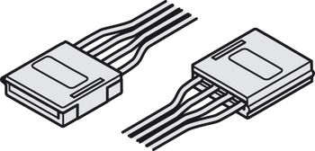 Cable de conexión, Para Häfele Loox banda LED 12 V 12 mm 4 polos (RGB)