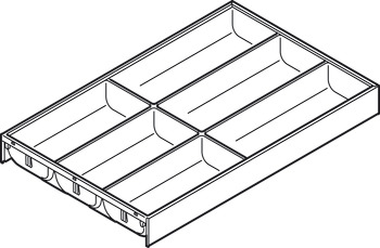 Cubertero, Blum Legrabox Ambia Line diseño de acero