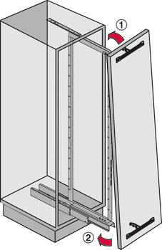 Estabilizador frontal, para puertas con marco