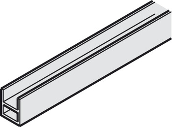 perfil de sujeción del cristal fijo, para pared o suelo