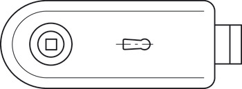 Cerradura BB para puerta de cristal, GHR 102 y 103, Startec