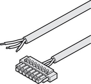 Cable de conexión, para bloqueo multipunto motorizado