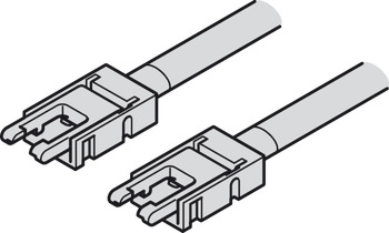 Cable de conexión, Para banda LED 8 mm de 3 polos Häfele Loox5 (multi-blanco)