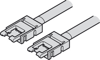 Cable de conexión, Para Häfele Loox5 banda LED 10 mm 4 polos (RGB)