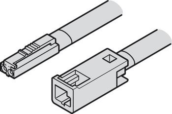 Cable de prolongación, Para Häfele Loox5 24 V 2 polos (monocromo)