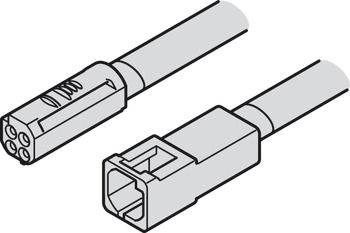 Cable de prolongación, Häfele Loox5, 4 polos (RGB)
