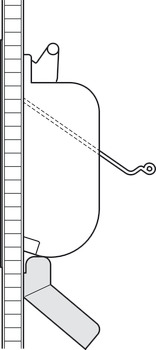 Chapa deflectora, Para válvula de descarga