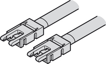 Cable de conexión, Häfele Loox5 para tira LED monocromática, COB, 8 mm, 5 A