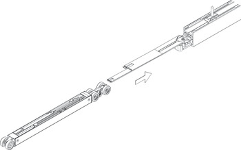 perfil de soporte, Hawa Junior Pocket, con cierre de bayoneta