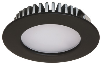 Lámpara para embutir y para montaje bajo estantes, Häfele Loox LED 2020 12 V diámetro del taladro 55 mm fundición de zinc