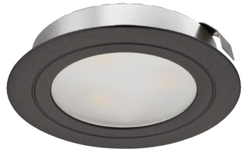 Lámpara para embutir y para montaje bajo estantes, Häfele Loox LED 4009 350 mA aluminio