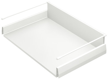 Frente extraíble completo, Häfele Matrix Box P, altura del lateral de cajón 92 mm, con borda
