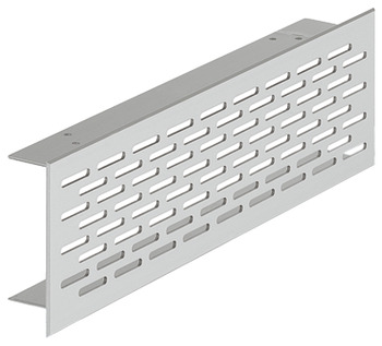 Rejilla de ventilación, rectangular de aluminio
