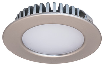 Lámpara para embutir y para montaje bajo estantes, Häfele Loox LED 2020 12 V diámetro del taladro 55 mm fundición de zinc