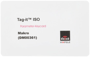 Makro-key-card, Häfele Dialock llave de desactivación