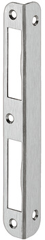 Cerradero angular de chapa, para puertas con galce, 170 mm