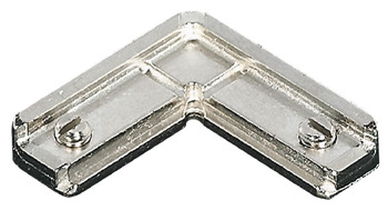 Herraje de unión angular, para perfiles de marco de aluminio para cristal 23/26/38 x 14 mm