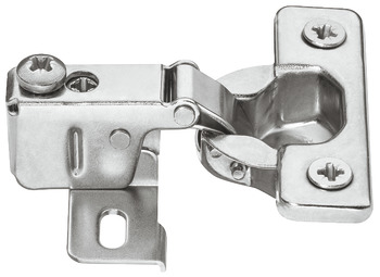 Bisagra con brazo corto, para puertas giratorias estrechas desde 12 mm de grosor de puerta