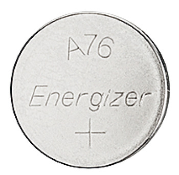 Pila de botón, A76, alcalina-manganeso, 1,5 V