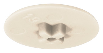 Tapa embellecedora, para Minifix 15 sin reborde, grosor de madera 12–13 mm