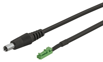 Cable de alimentación, conector hueco - 24 V, tipo A