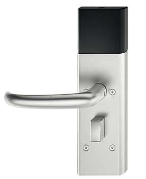 Set de terminal de puerta, Häfele Dialock DT 710 con interface Bluetooth HB, para puertas de interior/puerta de habitación para huéspedes, con pomo giratorio