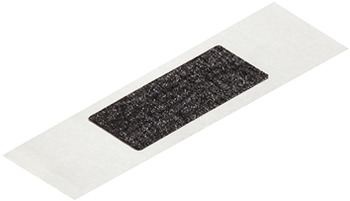 Fieltro adhesivo, silicona, medidas (long. x anch.): 29 x 12 mm