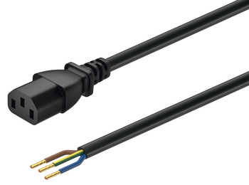Cable de alimentación, Enchufe para dispositivos en frío para entrada C14 250 V