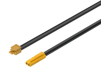 Cable de alimentación para lámparas modulares, Para Häfele Loox5 12 V modular con conector encajable de 2 polos (monocromo)