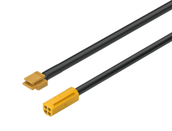 Cable de alimentación, Para Häfele Loox5 12 V modular con conector encajable de 3 polos (multi-blanco)