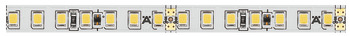 Tira LED, Häfele Loox5 LED 3052 24 V 8 mm 2 polos (monocromo)