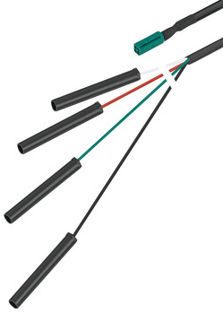 Cable de alimentación, Para banda LED 24 V encapsulación PUR de 4 polos. (RGB)