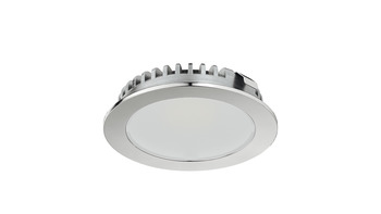 Lámpara para embutir y para montaje bajo estantes, Häfele Loox5 LED 2094 12 V diámetro del taladro 58 mm aluminio