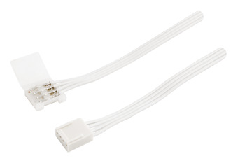 Cable de alimentación, Para Häfele Loox banda LED 12 V 12 mm 4 polos (RGB)