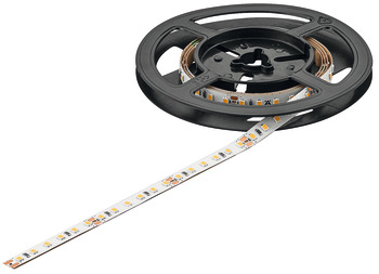 Tira LED, Häfele Loox5 Eco LED 3074 24 V 8 mm 2 polos (monocromo), 120 LEDs/m, 9,6 W/m, IP20