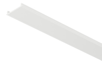 Pantalla difusora para perfil de montaje bajo estantes de diseño, Para perfiles de aluminio Häfele Loox con 16 mm de medida interior 