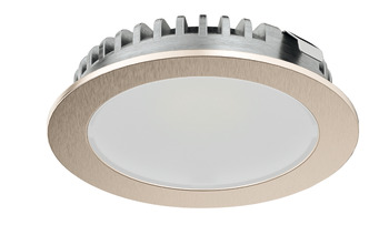 Lámpara para embutir y para montaje bajo estantes, Häfele Loox LED 3094 24 V diámetro del taladro 58 mm aluminio